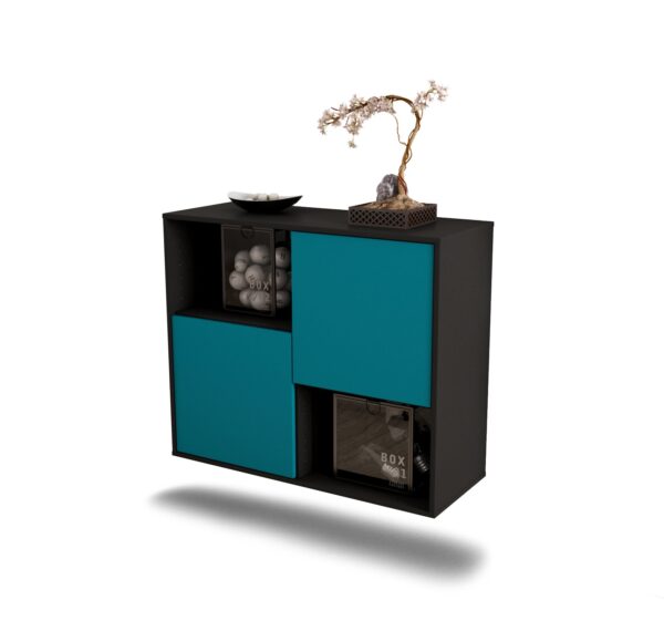 Sideboard Modesto, Türkis, hängend (92x79x35cm)