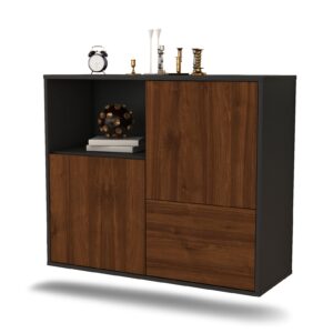 Sideboard Boise, Walnuss, hängend (92x79x35cm)