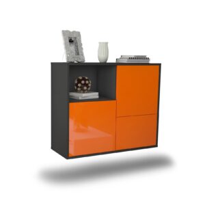 Sideboard Boise, Orange, hängend (92x79x35cm)
