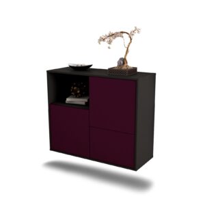 Sideboard Boise, Lila, hängend (92x79x35cm)