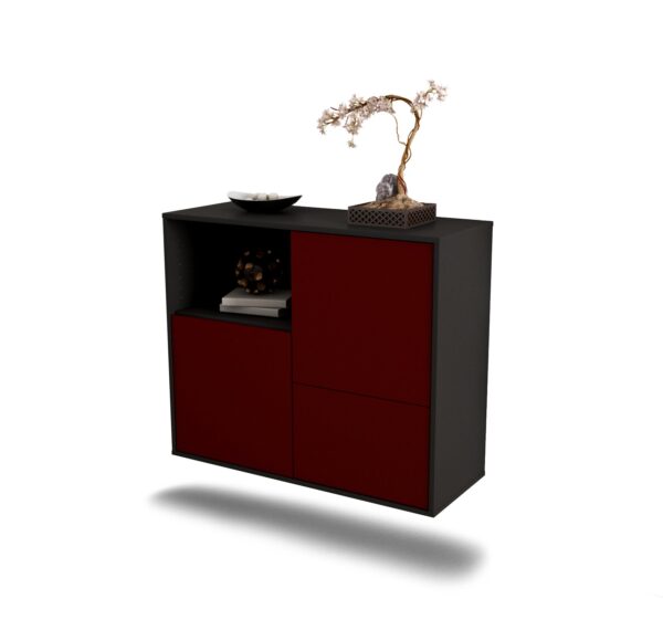 Sideboard Boise, Bordeaux, hängend (92x79x35cm)