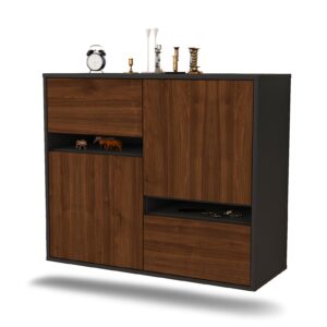 Sideboard Irvine, Walnuss, hängend (92x79x35cm)