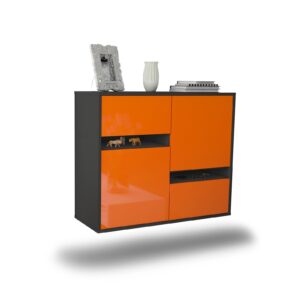 Sideboard Irvine, Orange, hängend (92x79x35cm)