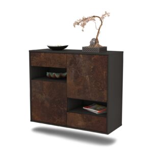 Sideboard Spokane, Rost, hängend (92x79x35cm)