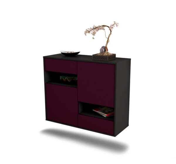 Sideboard Spokane, Lila, hängend (92x79x35cm)