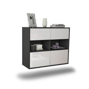 Sideboard Richmond, Weiß, hängend (92x79x35cm)