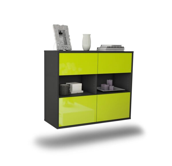 Sideboard Richmond, Grün, hängend (92x79x35cm)