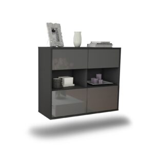 Sideboard Richmond, Grau, hängend (92x79x35cm)