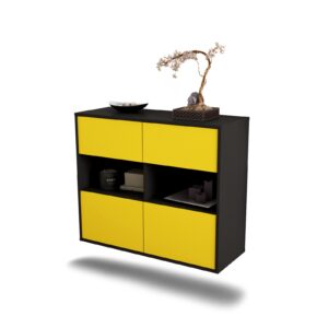 Sideboard Richmond, Gelb, hängend (92x79x35cm)