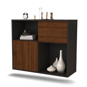 Sideboard Shreveport, Walnuss, hängend (92x79x35cm)