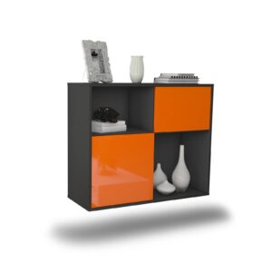 Sideboard Shreveport, Orange, hängend (92x79x35cm)