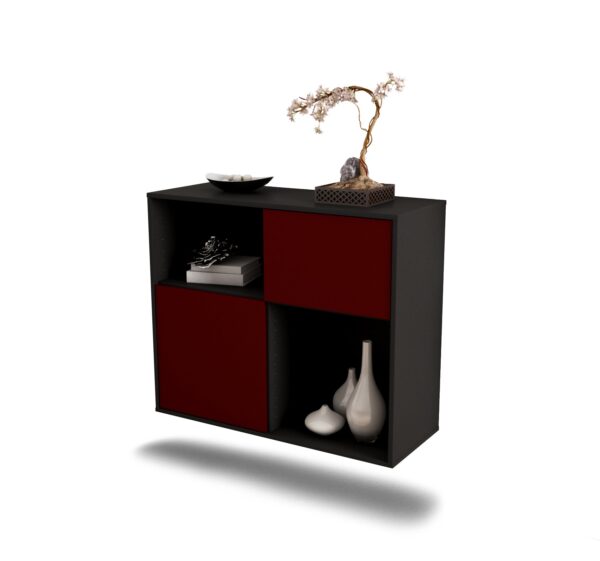 Sideboard Shreveport, Bordeaux, hängend (92x79x35cm)