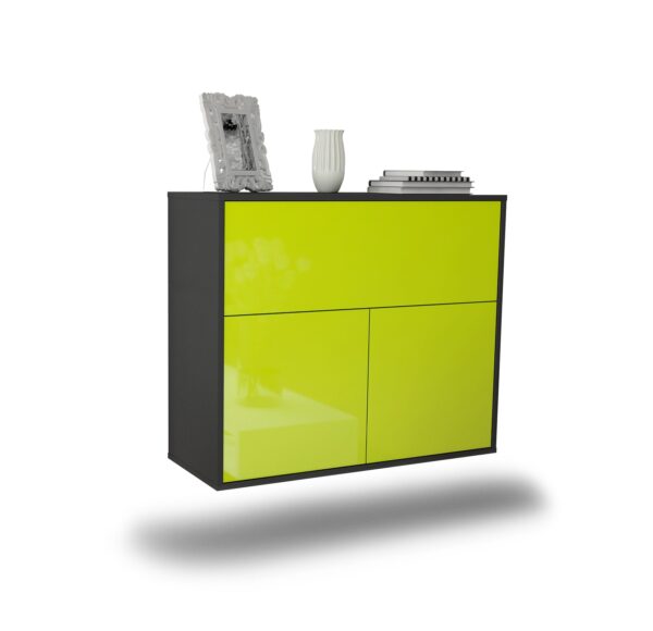 Sideboard Irving, Grün, hängend (92x79x35cm)