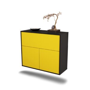 Sideboard Irving, Gelb, hängend (92x79x35cm)