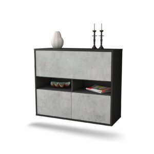 Sideboard San Bernardino, Beton, hängend (92x79x35cm)