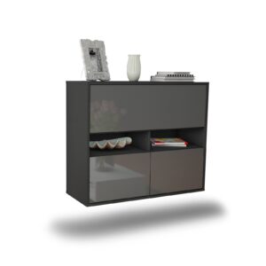 Sideboard San Bernardino, Grau, hängend (92x79x35cm)