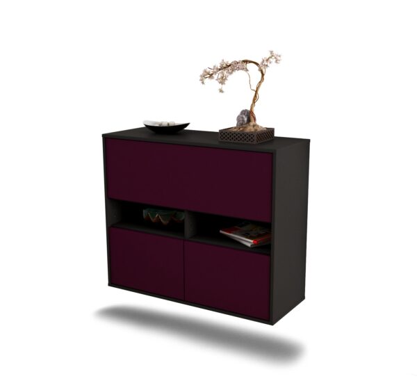 Sideboard San Bernardino, Lila, hängend (92x79x35cm)