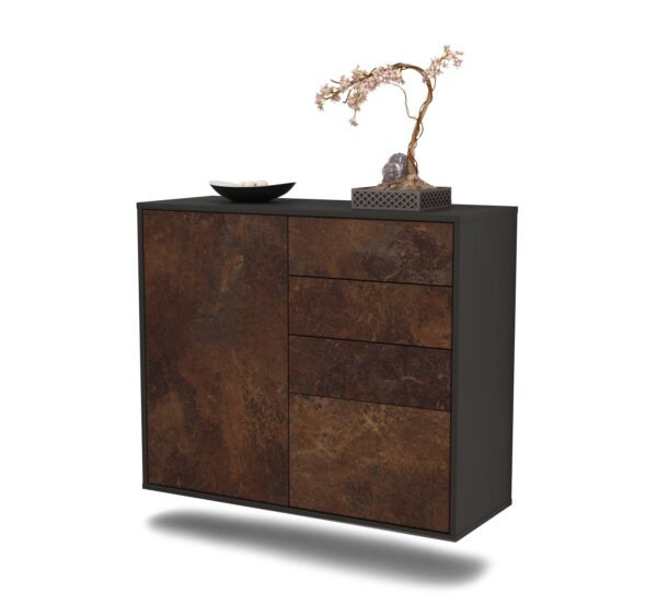 Sideboard Tacoma, Rost, hängend (92x79x35cm)