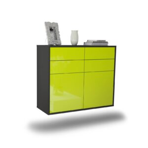Sideboard Grand Rapids, Grün, hängend (92x79x35cm)