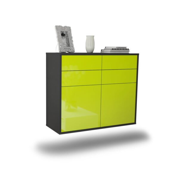 Sideboard Grand Rapids, Grün, hängend (92x79x35cm)