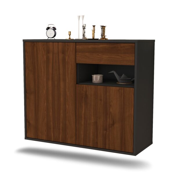 Sideboard Augusta, Walnuss, hängend (92x79x35cm)