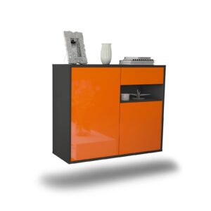 Sideboard Augusta, Orange, hängend (92x79x35cm)