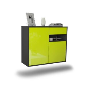 Sideboard Augusta, Grün, hängend (92x79x35cm)