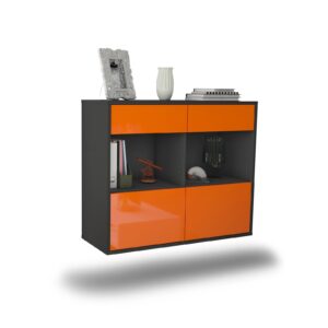 Sideboard Mobile, Orange, hängend (92x79x35cm)