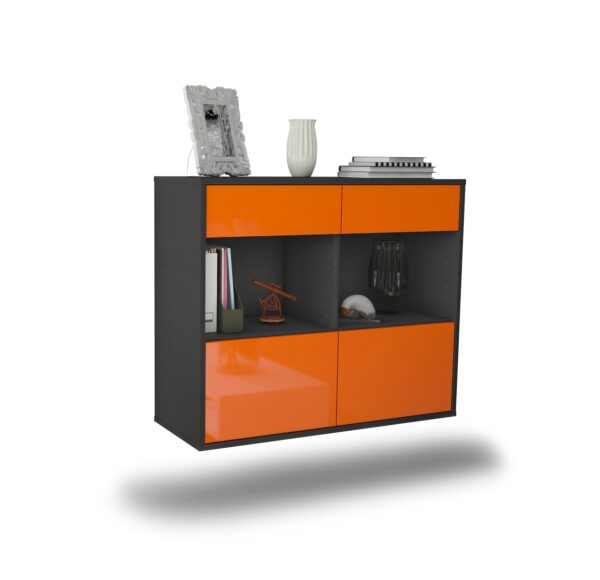 Sideboard Mobile, Orange, hängend (92x79x35cm)