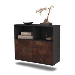 Sideboard Moreno Valley, Rost, hängend (92x79x35cm)