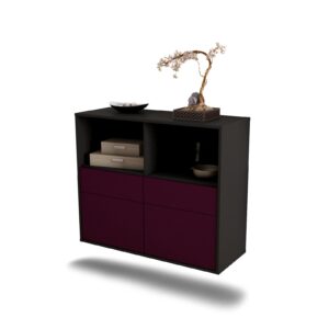 Sideboard Moreno Valley, Lila, hängend (92x79x35cm)