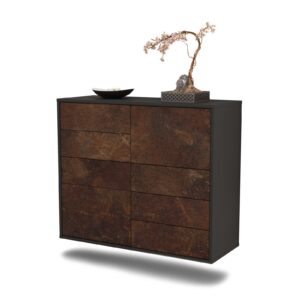 Sideboard Amarillo, Rost, hängend (92x79x35cm)