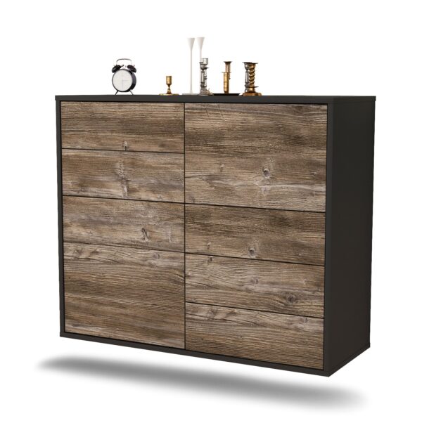 Sideboard Amarillo, Treibholz, hängend (92x79x35cm)