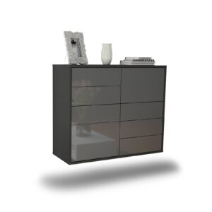Sideboard Amarillo, Grau, hängend (92x79x35cm)