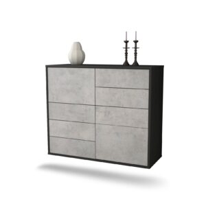 Sideboard Paradise, Beton, hängend (92x79x35cm)