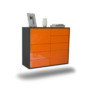 Sideboard Paradise, Orange, hängend (92x79x35cm)
