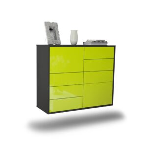 Sideboard Paradise, Grün, hängend (92x79x35cm)