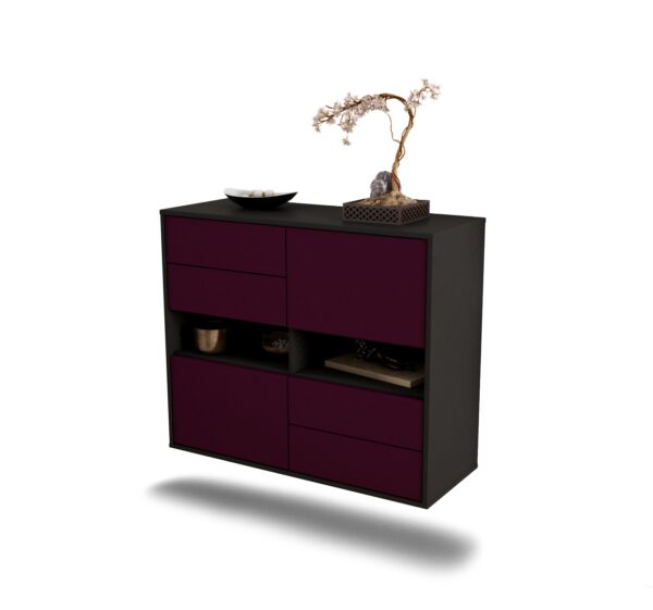 Sideboard Oxnard, Lila, hängend (92x79x35cm)