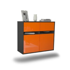 Sideboard Fort Lauderdale, Orange, hängend (92x79x35cm)