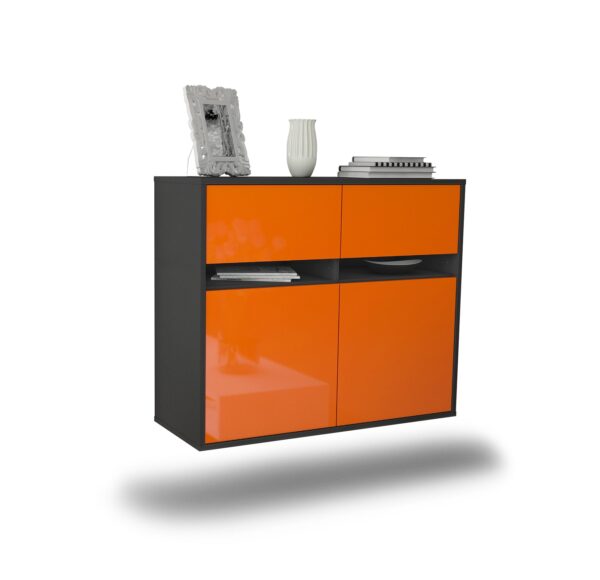 Sideboard Fort Lauderdale, Orange, hängend (92x79x35cm)