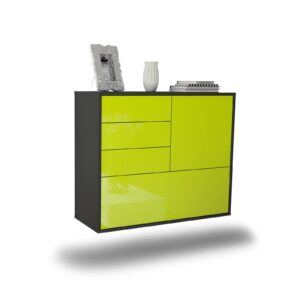 Sideboard Fontana, Grün, hängend (92x79x35cm)