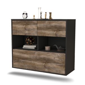 Sideboard Newport News, Treibholz, hängend (92x79x35cm)