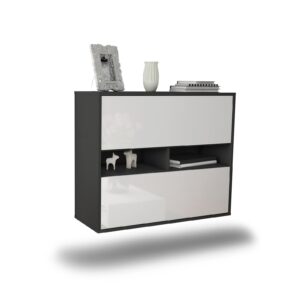 Sideboard Jackson, Weiß, hängend (92x79x35cm)