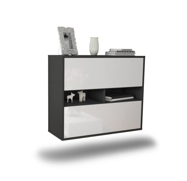 Sideboard Jackson, Weiß, hängend (92x79x35cm)