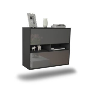 Sideboard Jackson, Grau, hängend (92x79x35cm)