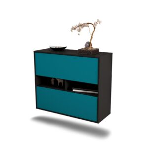 Sideboard Jackson, Türkis, hängend (92x79x35cm)