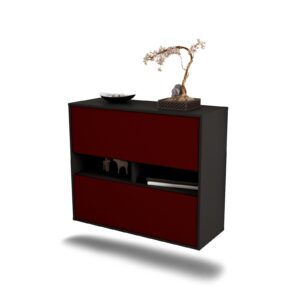 Sideboard Jackson, Bordeaux, hängend (92x79x35cm)
