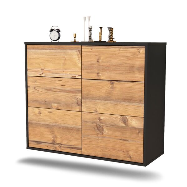 Sideboard Tempe, Pinie, hängend (92x79x35cm)