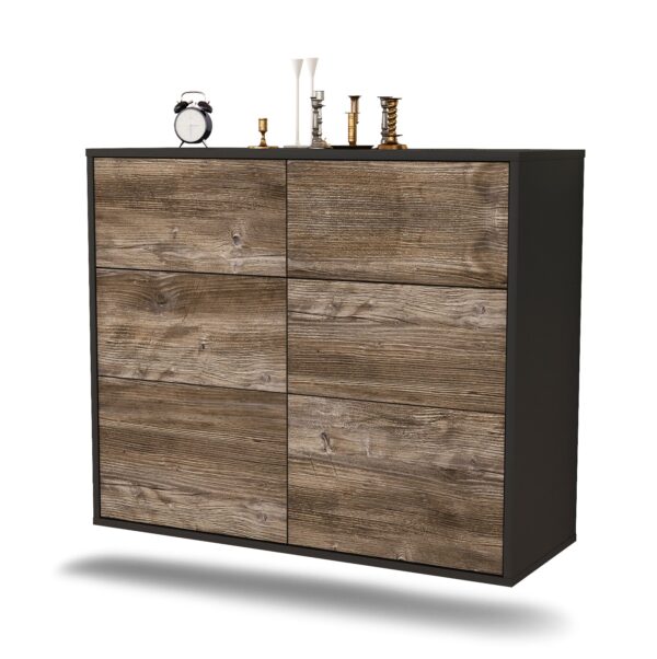 Sideboard Tempe, Treibholz, hängend (92x79x35cm)