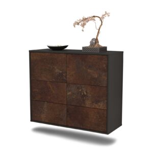 Sideboard Worcester, Rost, hängend (92x79x35cm)